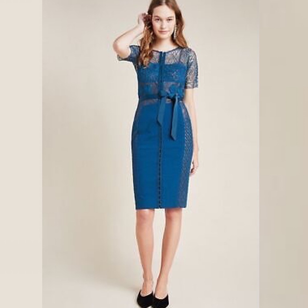 Anthropologie Byron Lars Carissima Sheath Dress